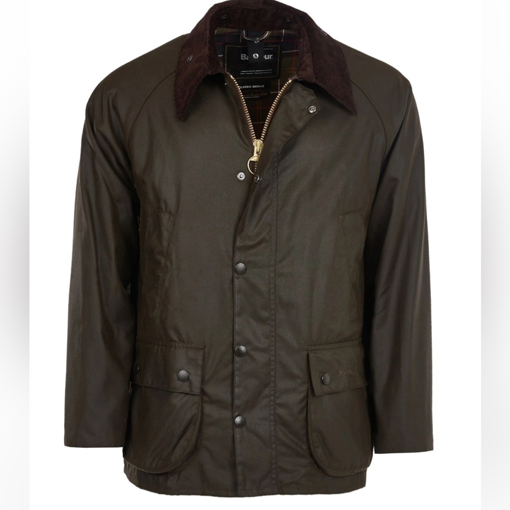 Classic Olive Barbour Bedale Wax Jacket